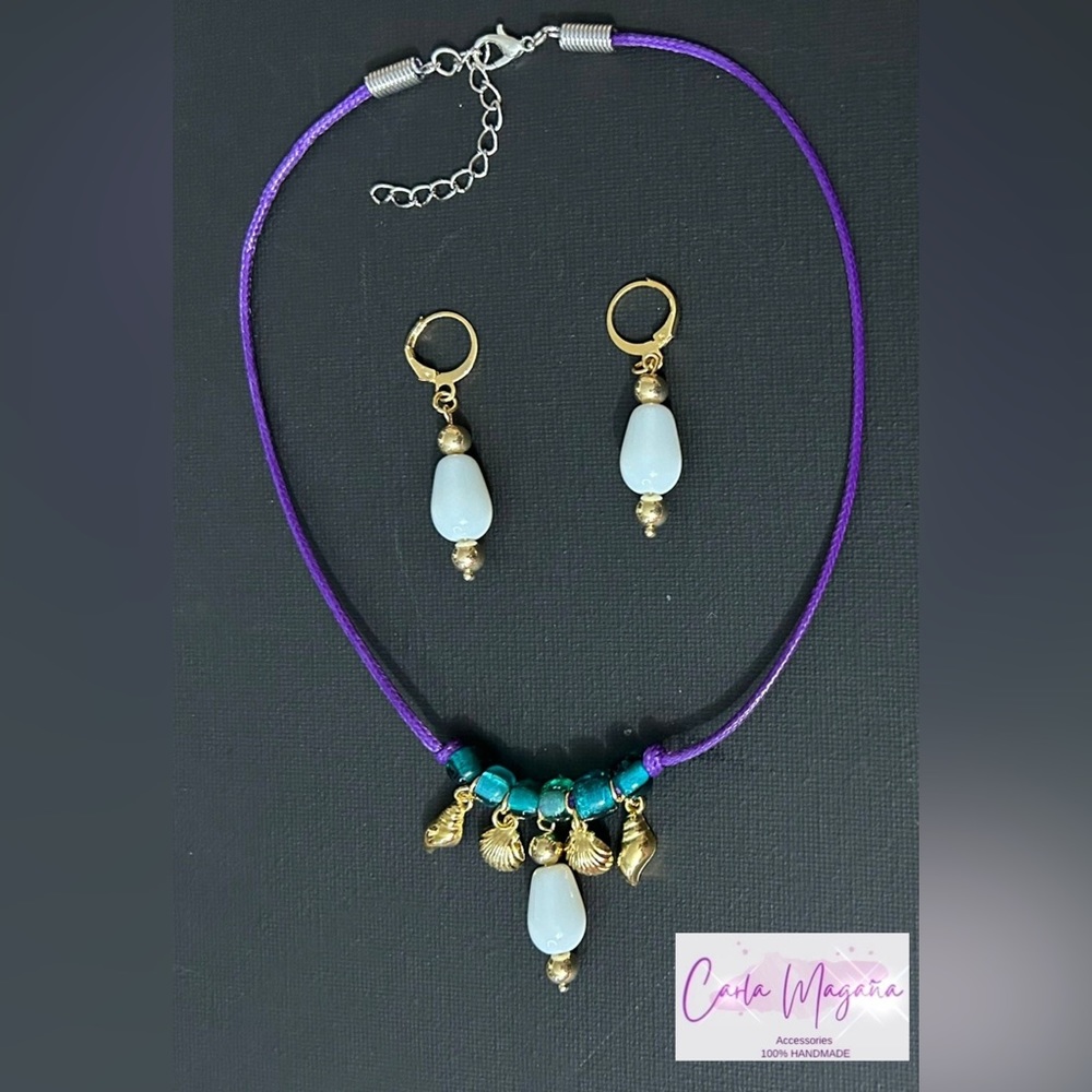 Handmade Necklace and Earrings Set